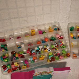 Shopkins - over 200 individual, a backpack, a few playsets, accessories